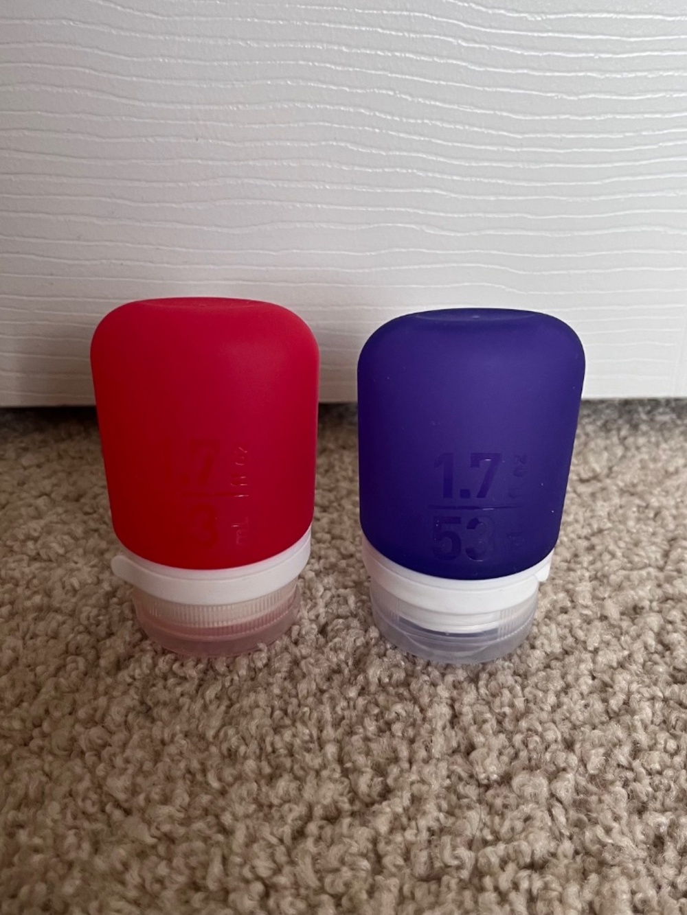 humangear Set of 2 Small GoToob+s Refillable Silicone Travel Bottles